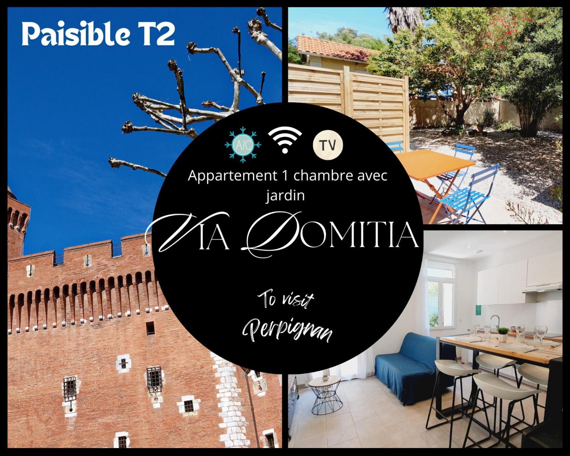 Via Domitia Διαμέρισμα Περπινιάν Δωμάτιο φωτογραφία